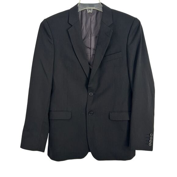 Rothmans New York Mr. Brown Wool Pinstripe Blazer 40R - Picture 1 of 9
